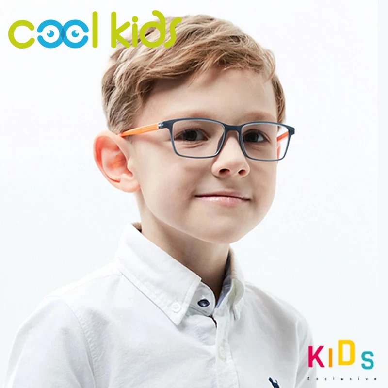 COOL KIDS TR90 Prescription Glasses Frames for Boys And Girls Myopia & Astigmatism Eye Protection Optical Frame MB05-05