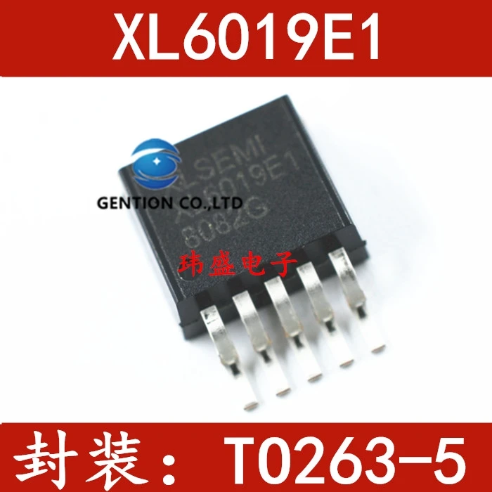 10PCS XL6019E1 switch current booster encapsulation TO263-5 l DC-DC XL6019 60 v 5 a in stock 100% new and original