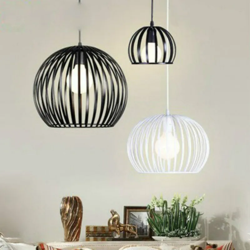 

Simple Pendant Lamps Vintage Industrial Style Iron Pendant Lights for Restaurant Bar Cafes Living Room Lights