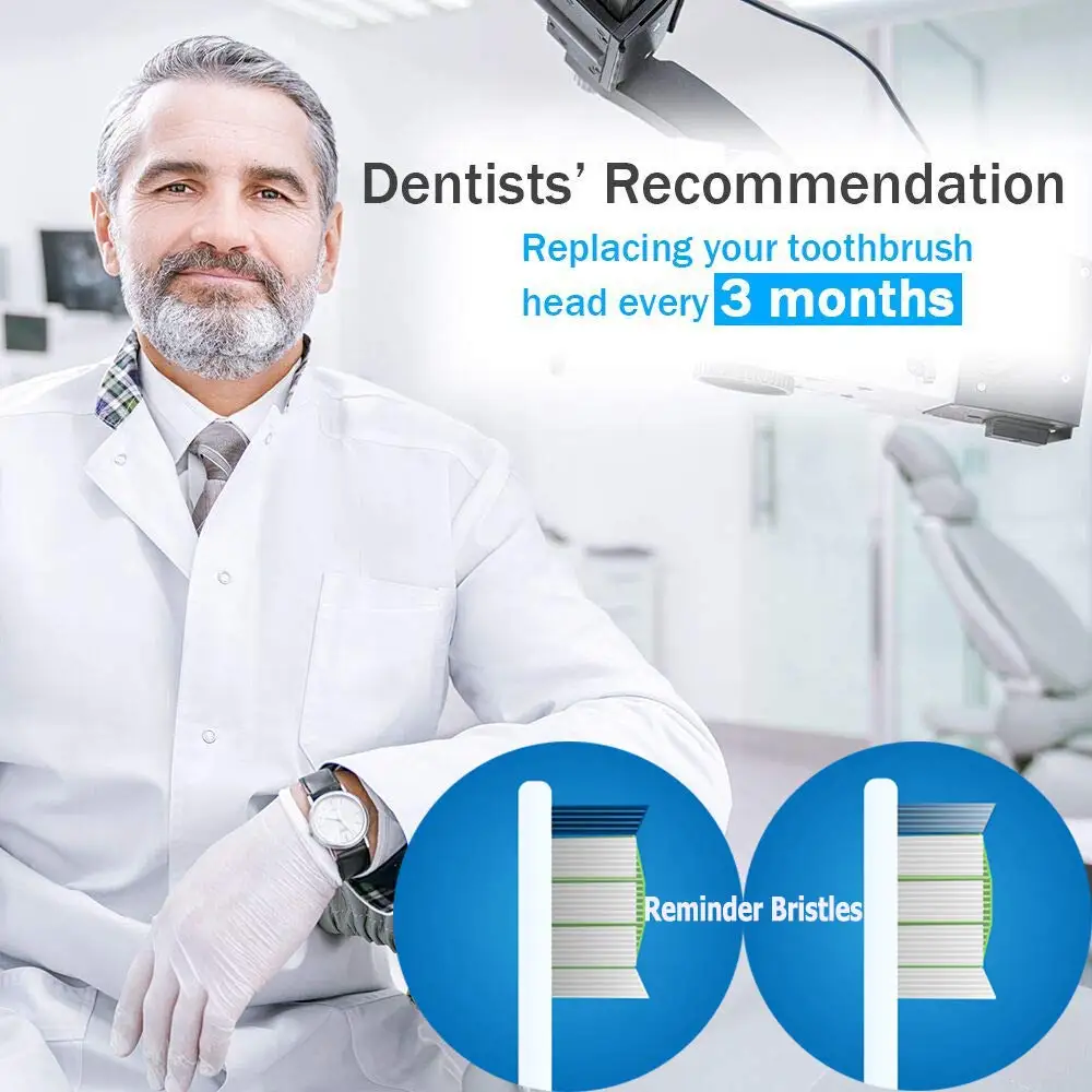 Головки для зубной щетки HX9024 для PH HX3211 HX3281 HX6220 HX6211 HX6231 HX6250 HX6252 HX9322 HX9331 HX9334 HX6252 HX6253 HX6530 ILIPS