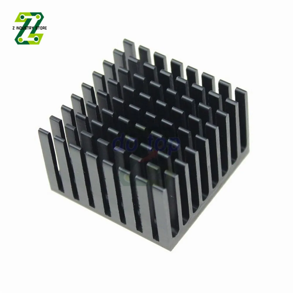 2PCS Aluminum Heatsink Radiator 37x37x24MM Heat Sink Cooling For LED Chip Cooler Radiator Heat Sink