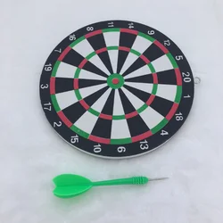 Juego de Diana de espuma gruesa de doble cara para montar en la pared, diana de dardos de doble uso, diámetro de 16cm, 1 dardo, gran oferta