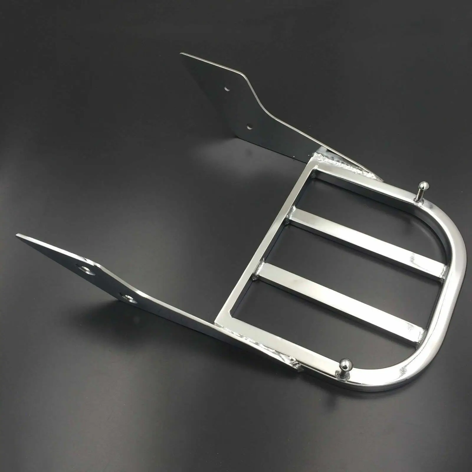 Motorcycle Black Chrom Sissy Bar Luggage Rack For Yamaha V-Star 1100 2000-2009