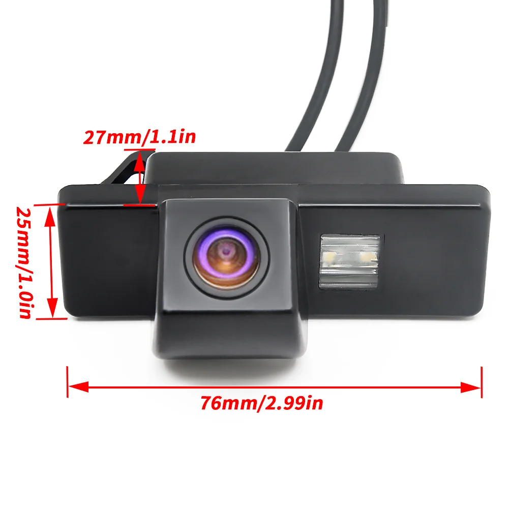 Cámara de marcha atrás HD CCD para coche, videocámara de visión trasera para Nissan QASHQAI X-TRAIL Geniss Citroen C4 C5 c-triomphe Peugeot 307cc