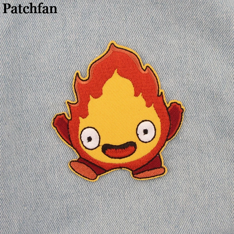 Patchfan cartoon Iron on patches clothing embroideried Patchwork accessories custom badges wholesale A2276