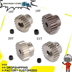 18T/19T/20T/21T/22T/23T/24T/25T/26T/29T Tooth Teeth Pinion Gear for 1/10 RC Model Car Modulus 0.6 Aperture 3.2mm Parts HPI HSP