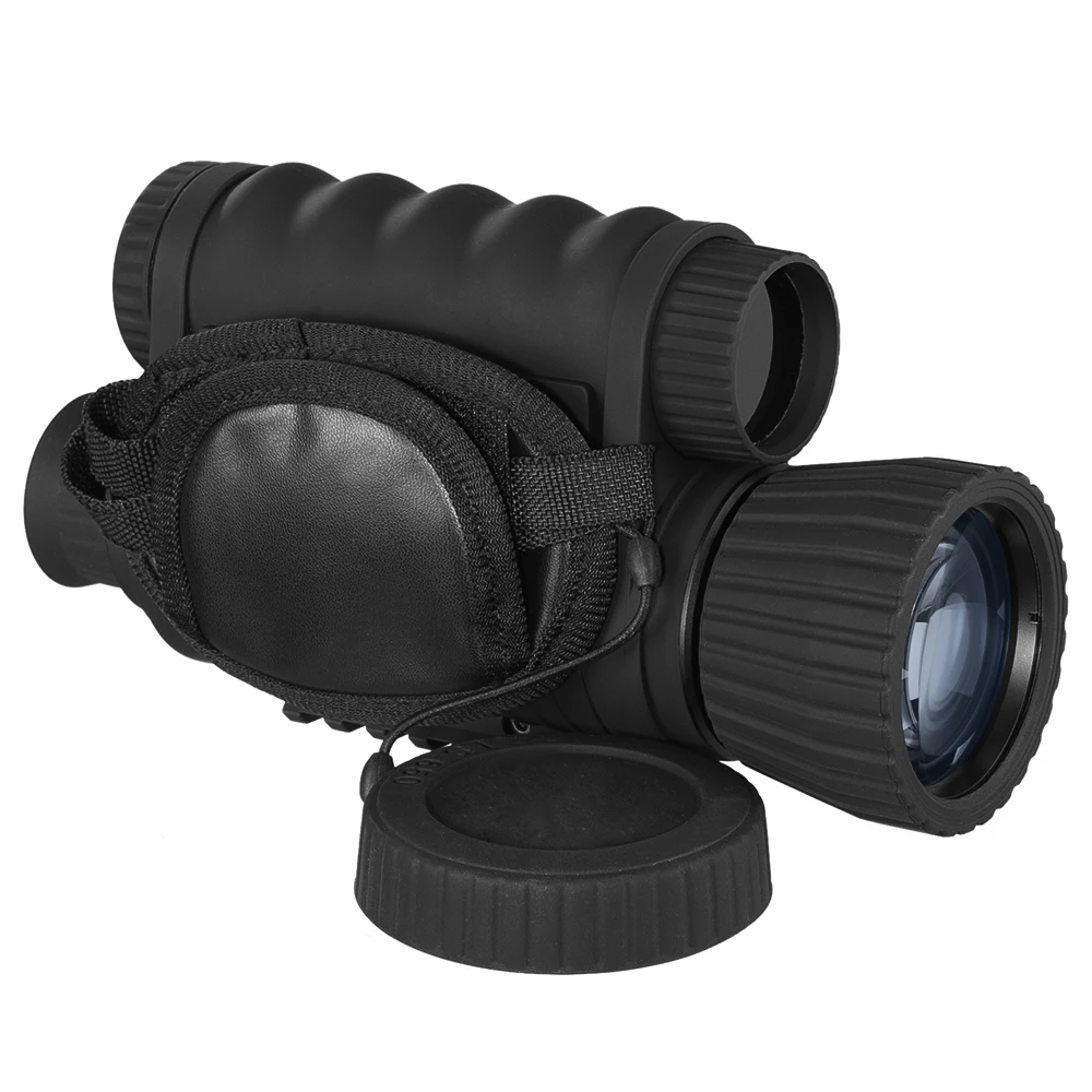 Digital Optical Infrared Night Hunting 6x50 Single Night Vision Instrument 200m Range Telescope Image Vdeo Monocular Binoculars