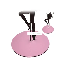 120 x1 0cm/150x5cm PU Pole Dance Mat tappetini da Yoga Fitness antiscivolo tappetino da ginnastica rotondo addensato impermeabile tappetino da palestra di sicurezza