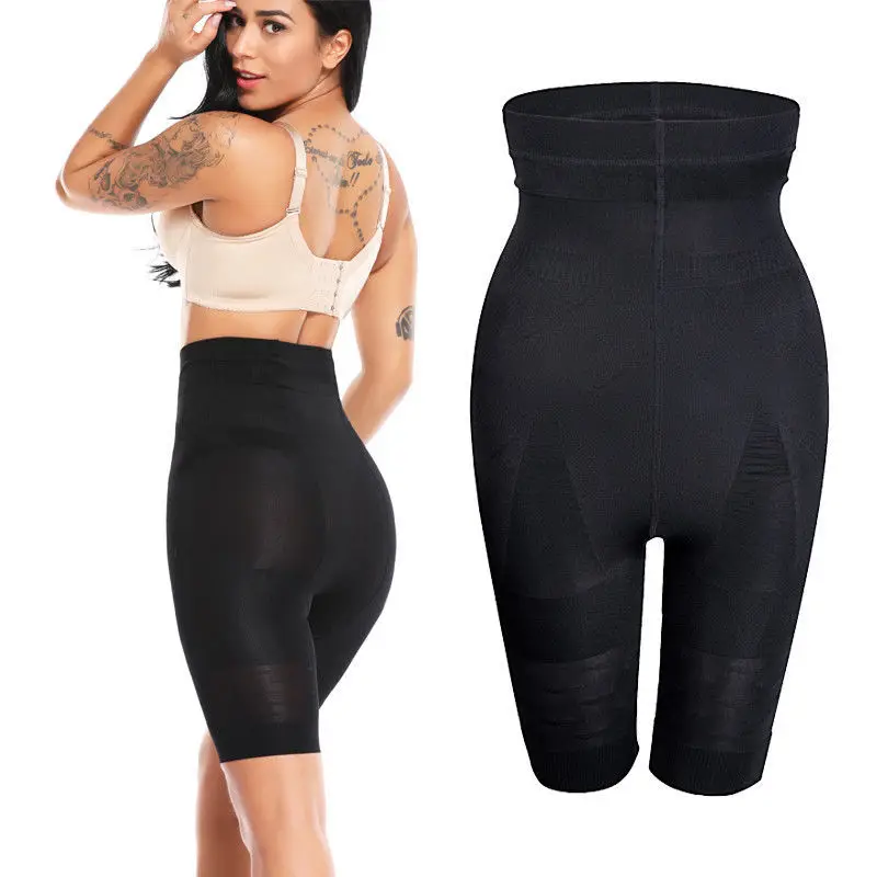 Body shaping five-point belly pants Corset waist hip pants Seamless high waist tummy shaping pants