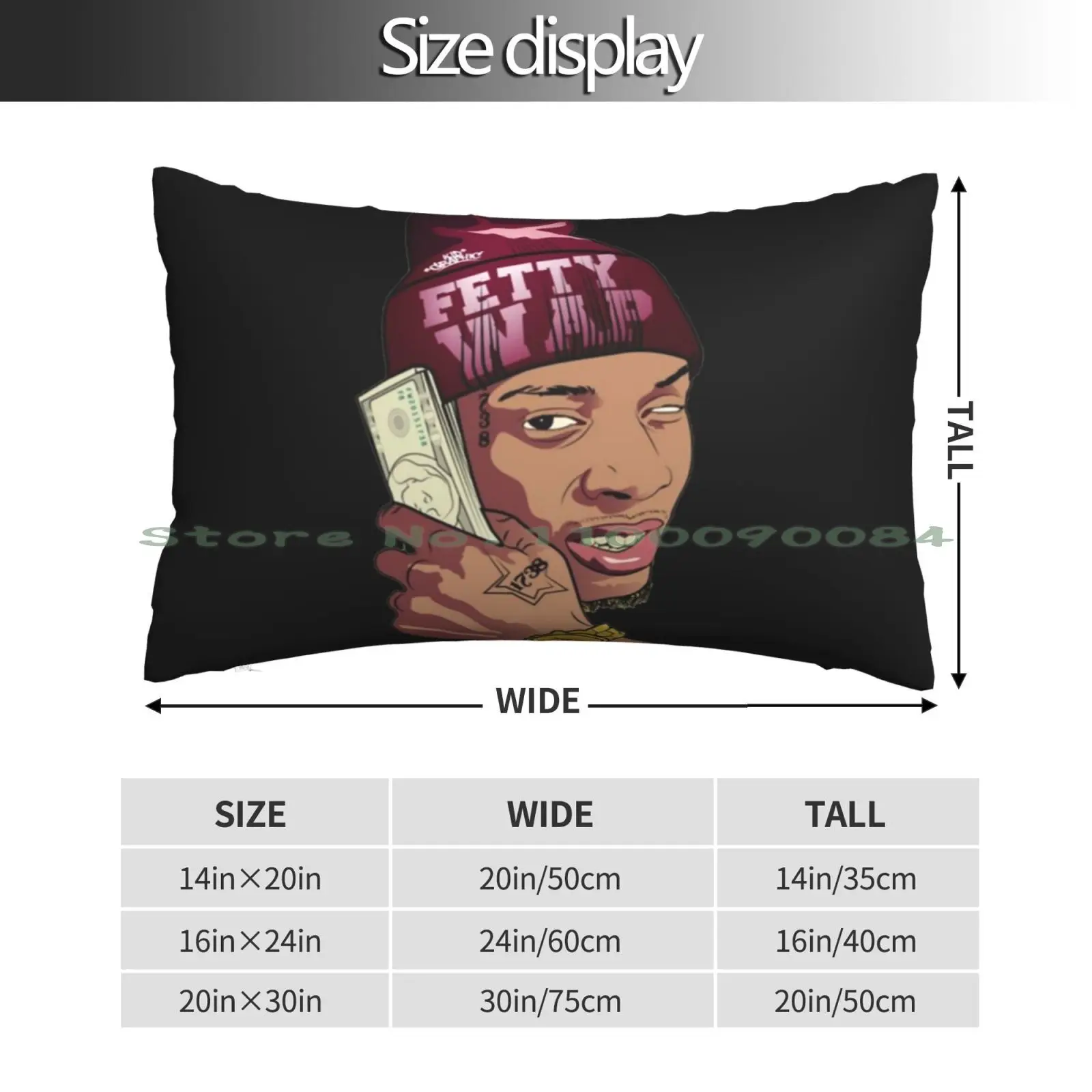 The Fetty Wap Backwoods Pillow Case 20x30 50*75 Sofa Bedroom Tomioka Giyuu Kimetsu No Yaiba Demon Anime Manga Tomiokagyuu Gyu