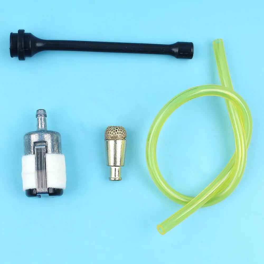Set Selang & Filter Saluran Minyak Bahan Bakar Gas untuk HUSQVARNA 268 66 272 266 362 365 371 372 372XP 61 Suku Cadang Pengganti Gergaji Mesin