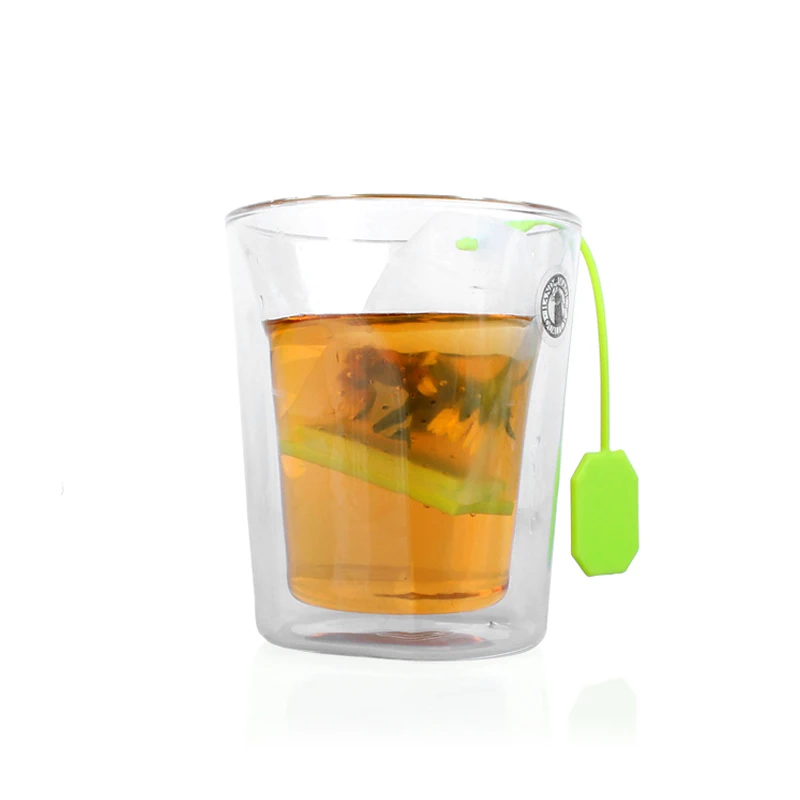 Tea Strainers Bag Style Silicone Tea Infusers Food Grade Silicone Strainer Bags Coffee Loose Leaves Infusers Strainers Teaware