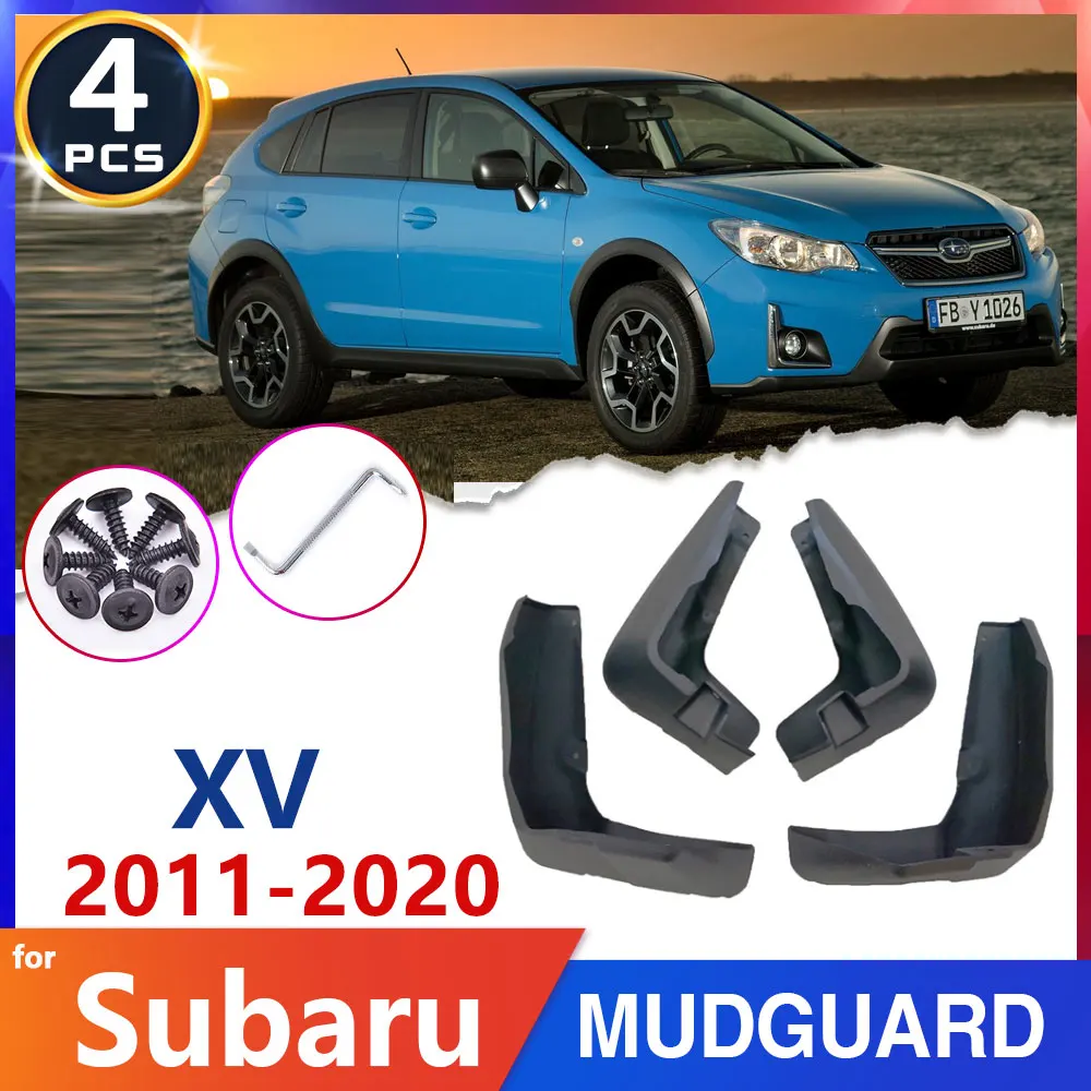 Car Tire Fender Mud Flap for Subaru XV Crosstrek 2011~2020 2012 2013 2014 Car Mudflaps Splash Guards Car Accessories Stickers
