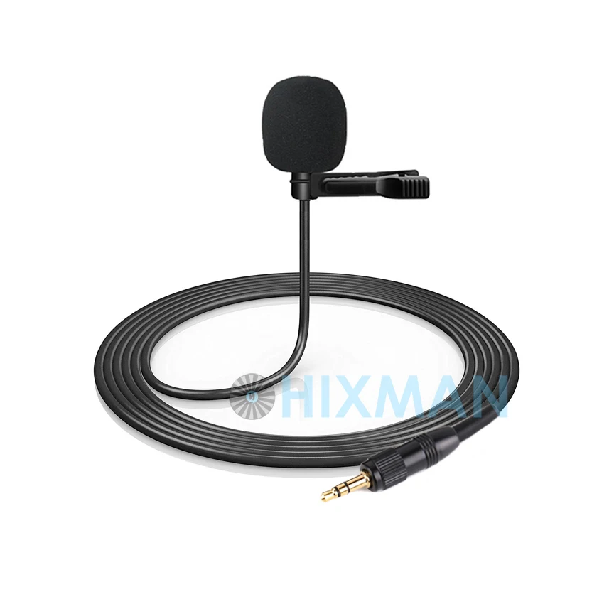 HIXMAN LB3-SO OmniDirectional Lav Lavalier Lapel Condenser Microphone For Sony UWP V1/D11/D21 Wireless Microphones Transmitter