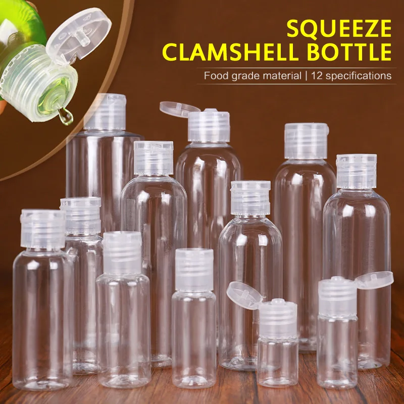 1Pcs Transparent Empty Spray Bottles 5/10/20/30/50/60/80/100/120/150/200/250Ml Plastic Mini Refillable Empty Container Portable