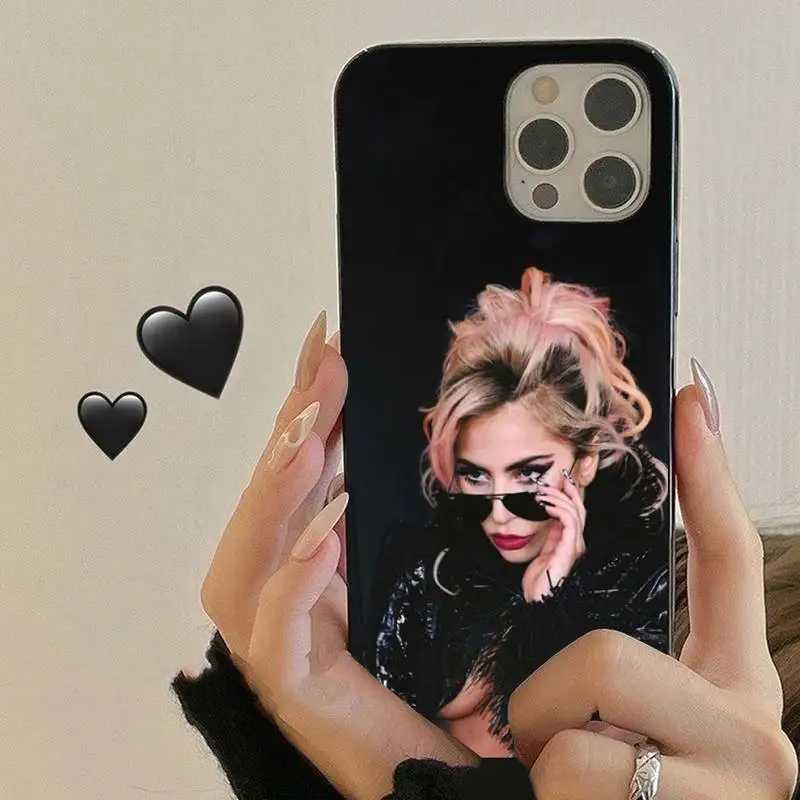 Lady Gaga famous singer Phone Case for iPhone 11 12 13 mini pro XS MAX 8 7 6 6S Plus X 5S SE 2020 XR cover