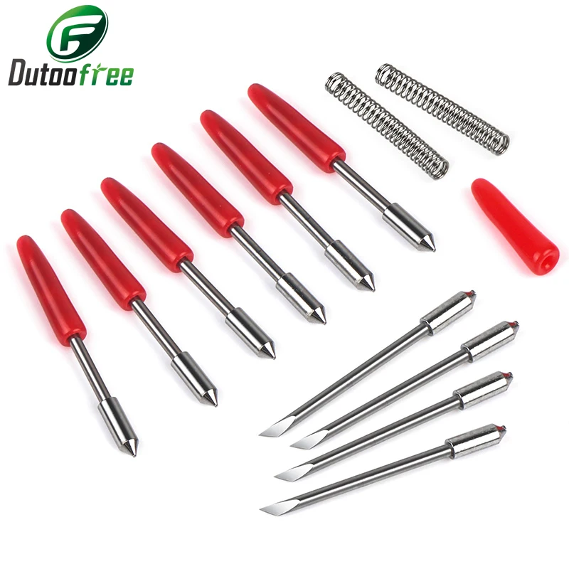 10 pcs x 45 Degree HIGH QUALITY CB09 Graphtec Blade Cutting Plotter Vinyl Cutter CB09 CB09U Needle Knife Blade Lettering knife