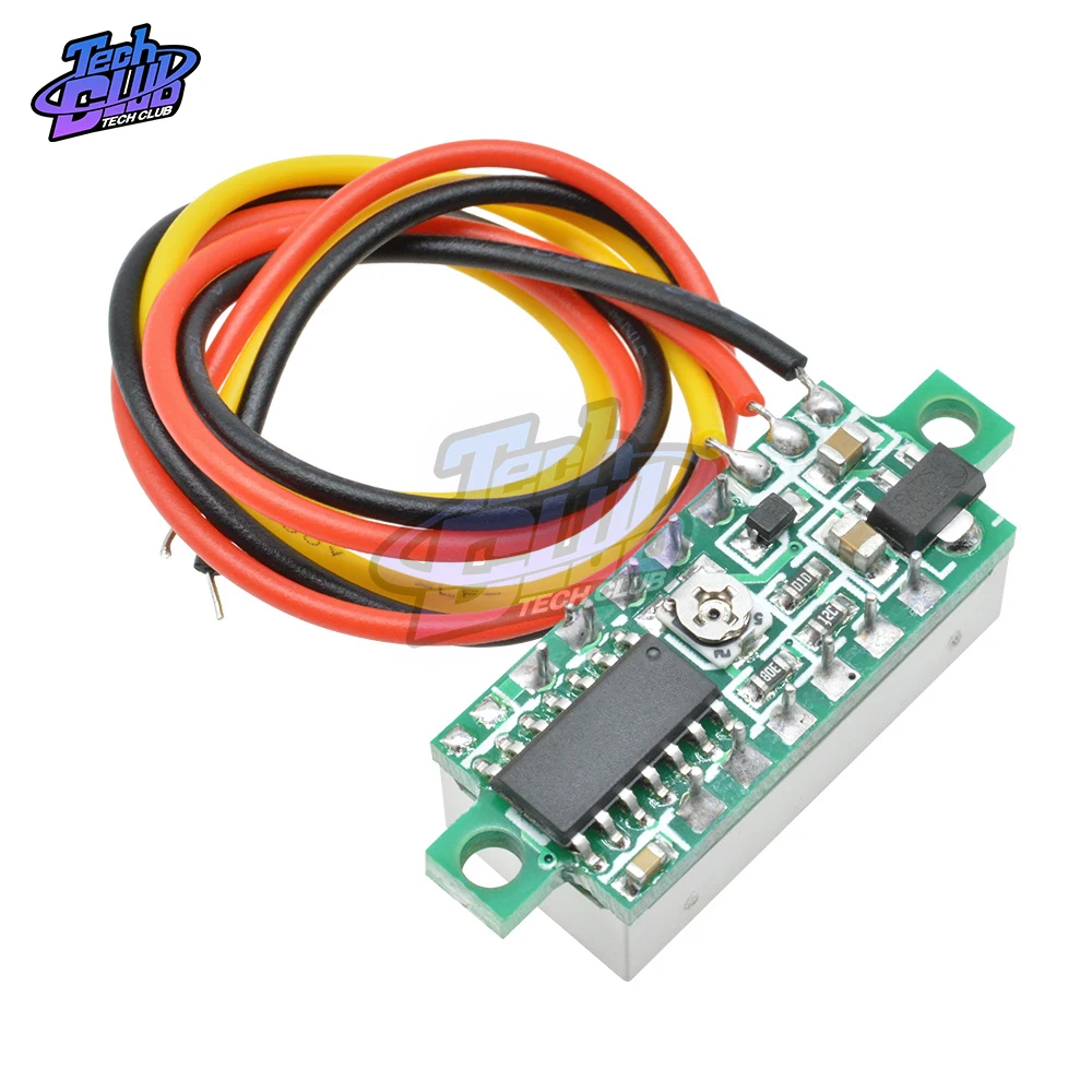 DC 0-100V 3 Wire Mini Calibro del Tester di Tensione Voltmetro A LED da 0.28 pollici Digital Display Panel Voltmetro Rivelatore strumenti di monitoraggio