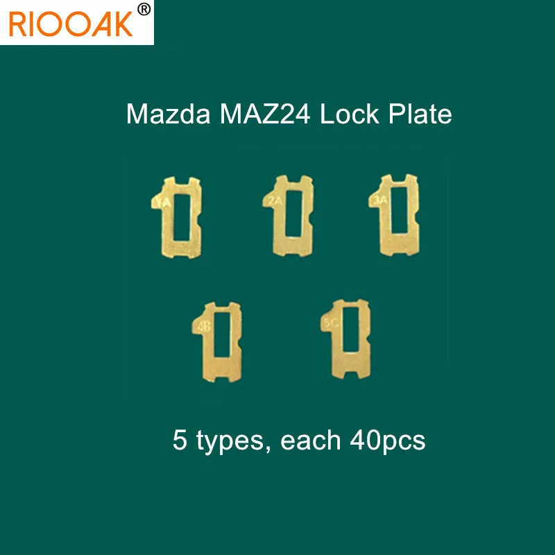 200pcs/lot MAZ24 Car Lock Reed Plate For Mazda Auto Lock Core Key Lock Repair Accessories Kits Locksmith Tools each 40pcs