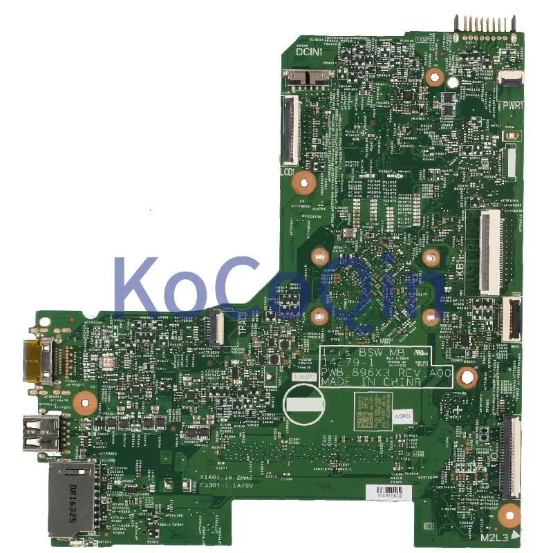 Für DELL Inspiron 14 3452 3552 Celeron N3050 Notebook Mainboard 14279-1 CN-041D5Y 041D5Y DDR3 Laptop Motherboard