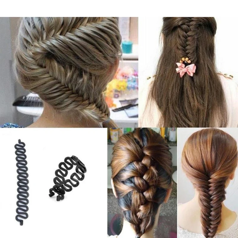 Multi Style Hair Style Braiding Tools Magic Donut Bun Maker DIY Women Hair Accessories Twist Hair Clips Disk Hairpins Barrettes