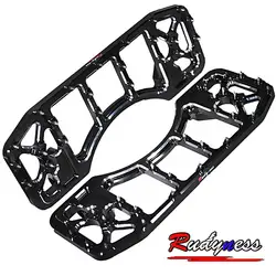 Rudyness Cross Country MX Billet Aluminum Front Floorboards For Harley Touring Electra Street Glide Road King Softail Dyna FLD