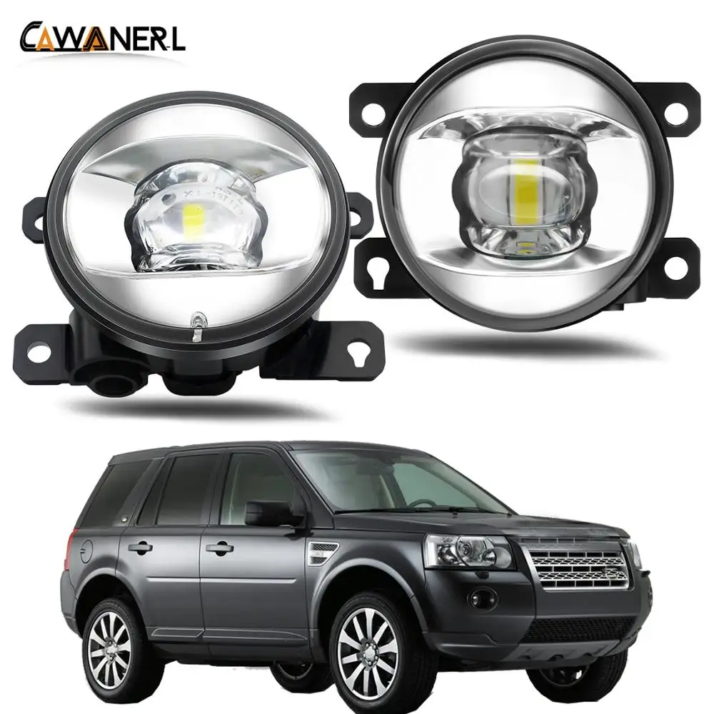 Fog Light Assembly For Land Rover Freelander 2 LR2 FA_ 2006-2014 Car LED Lens Fog Light Daytime Running Lamp 30W 8000LM 12V