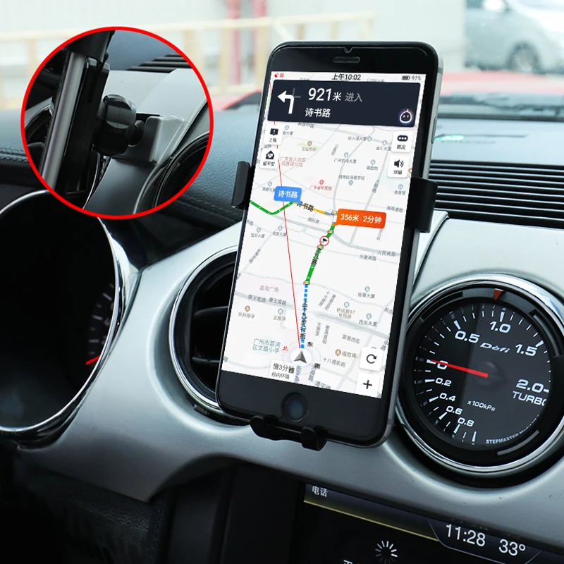 LHD! RHD! For Ford Mustang 2015 2016 2017 2018 2019 Car Dashboard Mount Car Mount Cell Phone Holder Adjustable Car Phone Holder