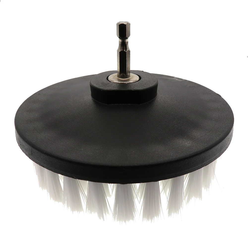 5inch Drill Scrubber Cleaning Brush Power Brush with M14 Thread Drill Adaper for Cleaning Carpets, Kitchens and Bathrooms