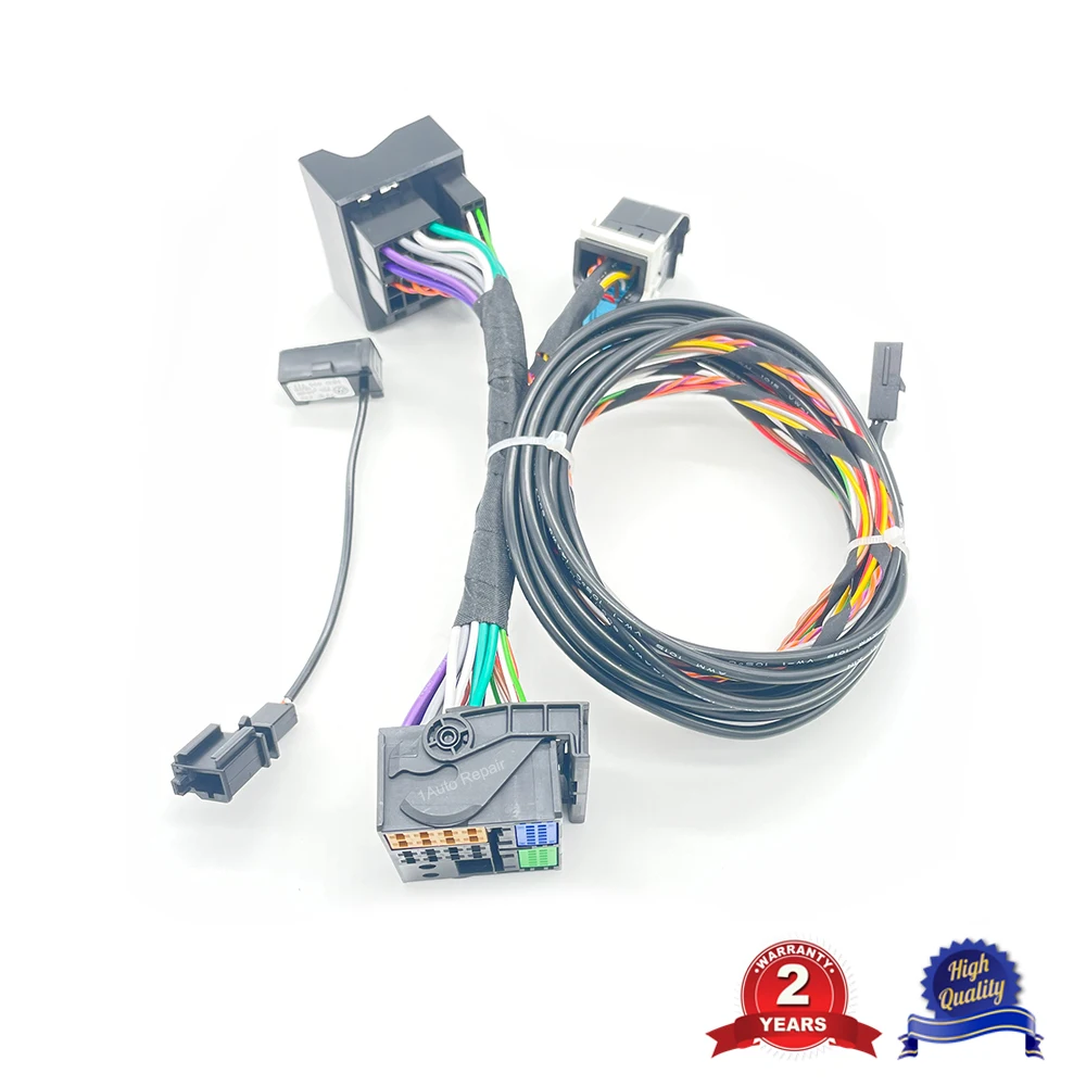 

For VW RNS510 9W2 9W7 9ZZ Radio Bluetooth Module Wireless Microphone Wiring Harness Cable 1K8035730D