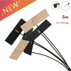 5PCS WIFI Internal Antenna 5dBi IPX IPEX Connector FPC Omni Antenna IEEE 802.11 b/g/n WLAN System 2.4Ghz