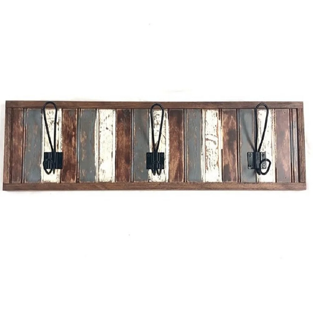 

Rustic Wooden Coat Rack Hanging Rack, Entry Organizer Clothes Rack Hanger, Wall Mounted Coat Hanger Home Decor