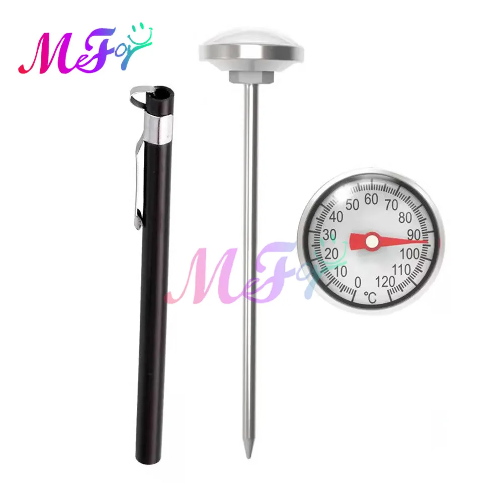 Milk Coffee Foods Thermometer For Cake Candy Fry BBQ Food Meat Temperature Tester Household Thermometers with Long Probe