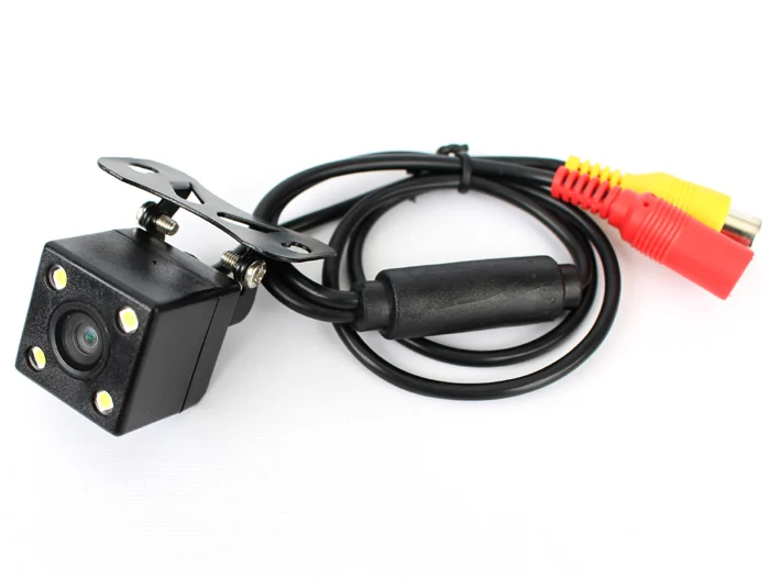 Universal Waterproof Rear View Camera Wide Angle Car Back Reverse Camera CCD 4 LED Light Night Vision Parking Assistance Camera
