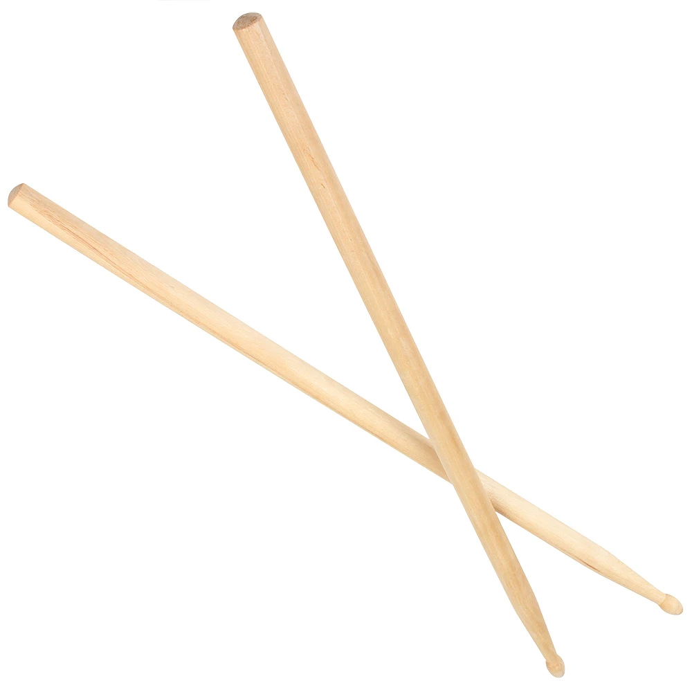 1 Pair Classic Maple Wood Drum Sticks 5A Drumsticks for Jazz Drum Exercise