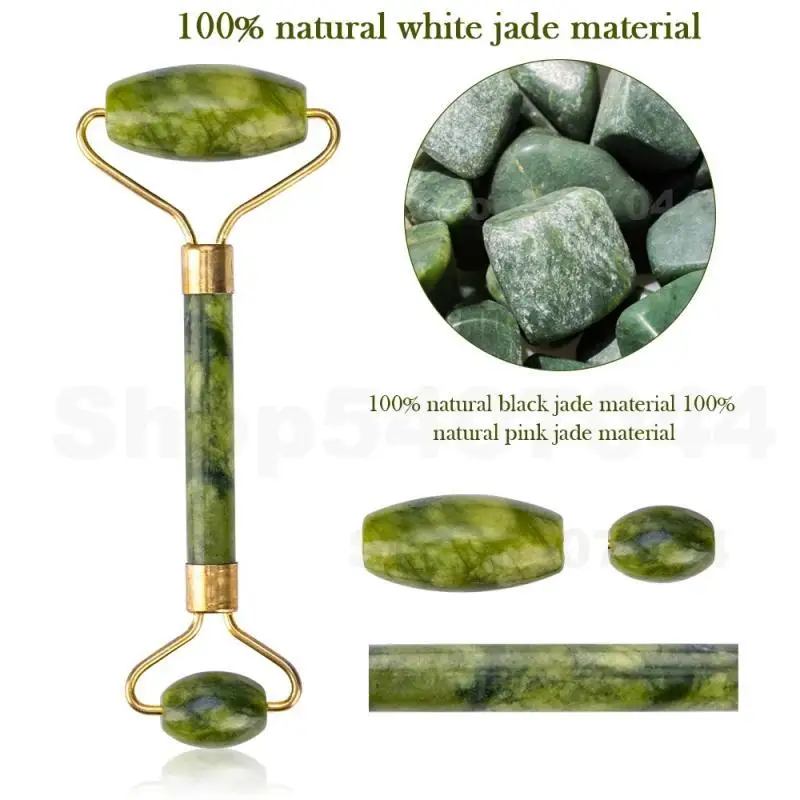 الوجه أدوات العناية بالبشرة الطبيعية مدلك Guasha اليشم الأسطوانة مكشطة الوجه الاسترخاء التخسيس الجمال الرقبة رقيقة جهاز إزالة التجاعيد