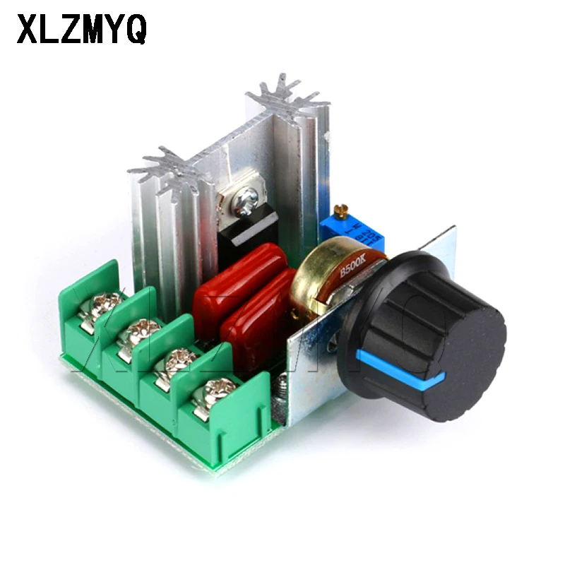 AC 220V 2000W 3800W SCR Voltage Regulator Dimming Dimmers Motor Speed Controller Thermostat Electronic Voltage Regulator Module