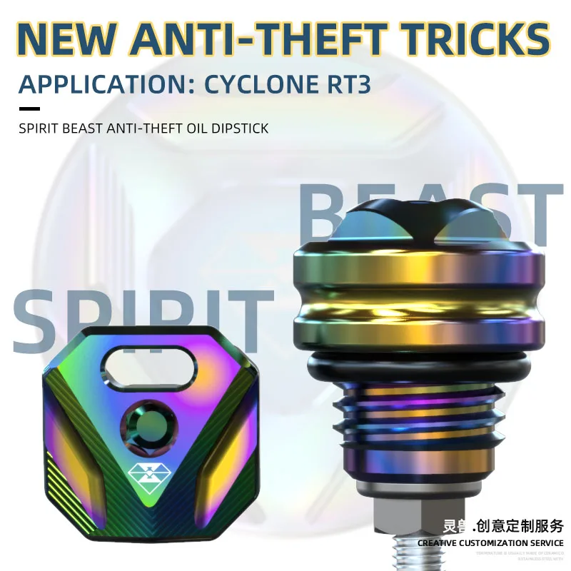 

Spirit Beast motorcycle anti-theft engine dipstick modification For CYCLONE RT3 ZS250T-3 Replacement Oil Dipstick accessories