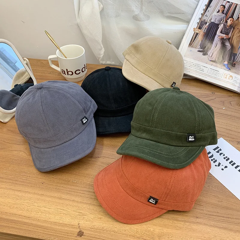 2021 New Short Eaves Casual All-match Men's Caps Outdoor Shopping Sports Golf Sun Hat Hip Hop Women's Baseball