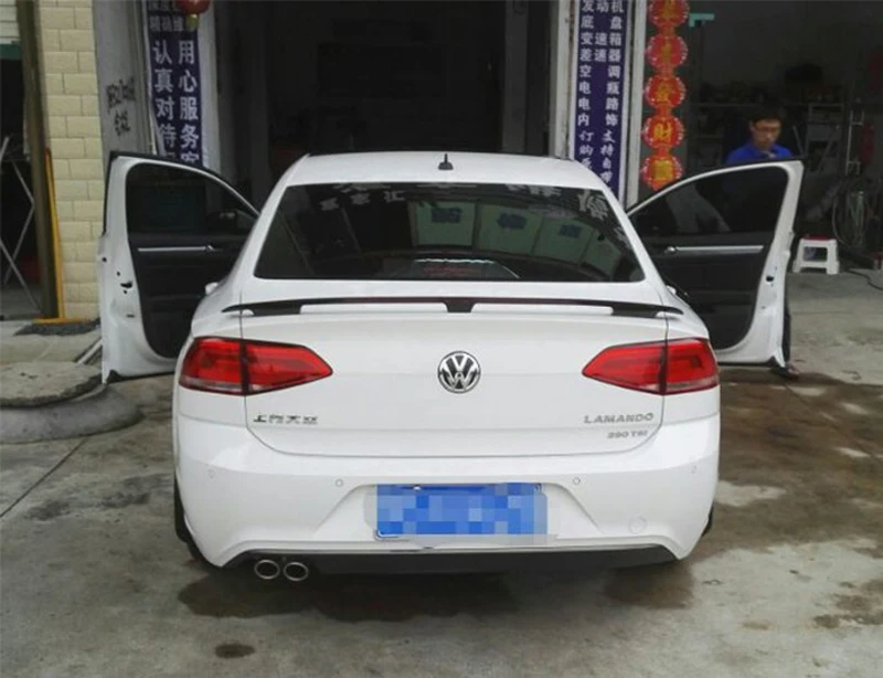For Volkswagen VW Passat CC 2009 2010 2011 2012 2013 2014 2015 2016 ABS Material Unpainted Primer Tail Wing Rear Trunk Spoiler