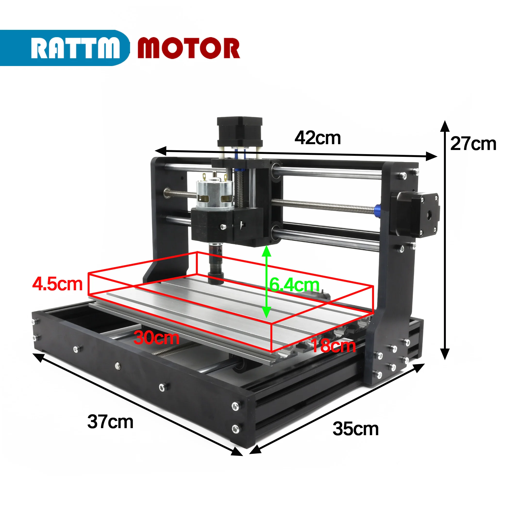 3 Axis GRBL CNC Cutter Router Milling Machine 3018 Pro MAX  + ER11 Collet + Off-line controller