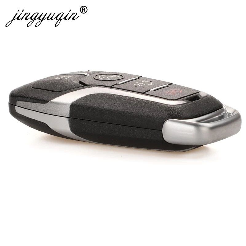 jingyuqin 433/868/902Mhz ID49 Smart Remote Key for Ford Mondeo Explorer Mustang Focus Fusion S-Max Galaxy Car KeylessGo 3/4/5BTN