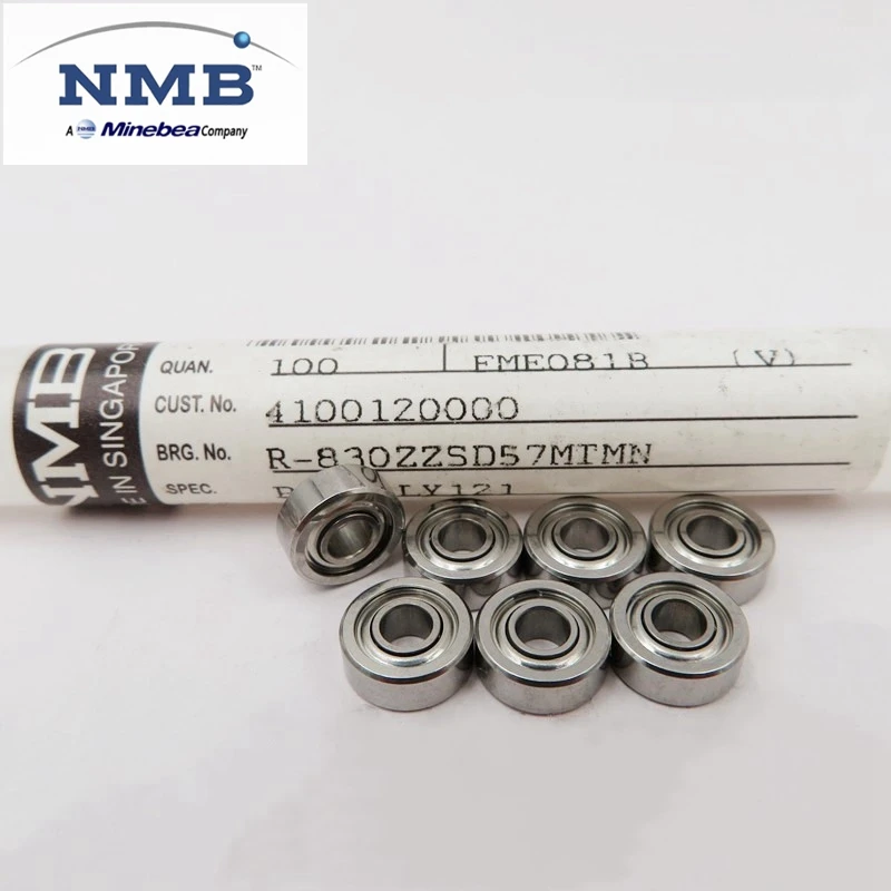 Original NMB Lager R-830ZZ 693ZZ MR83ZZ 3x8x4 3x8x3 3x8x2,5 mm 830 693 Hochgeschwindigkeits-Kugellager – Detail 3