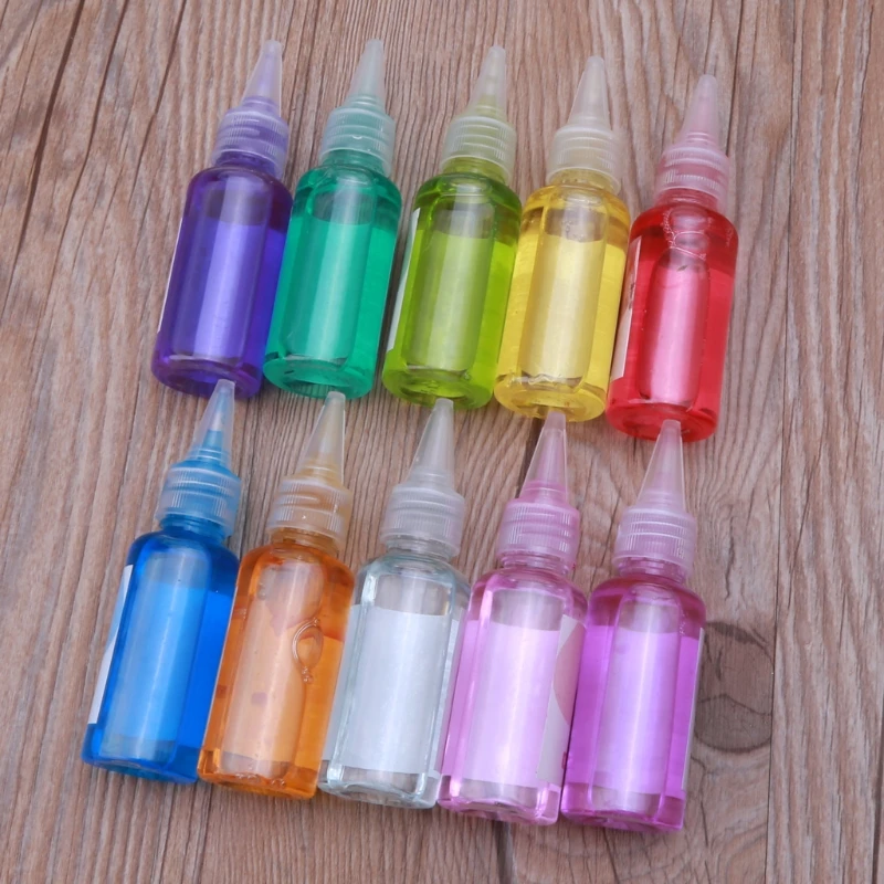 30ml Silicone Pouring Oil Acrylic UV Epoxy Resin Silicone Mold Liquid Flow Art Oil Resin Shaker Quicksand Oil Art Crafts