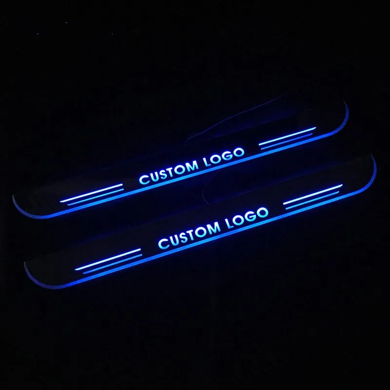 

LED Car pedal light Sill Pathway welcome scuff Light For Ford Ranger 2015 2016 2017 2018 Door moving pedal lights