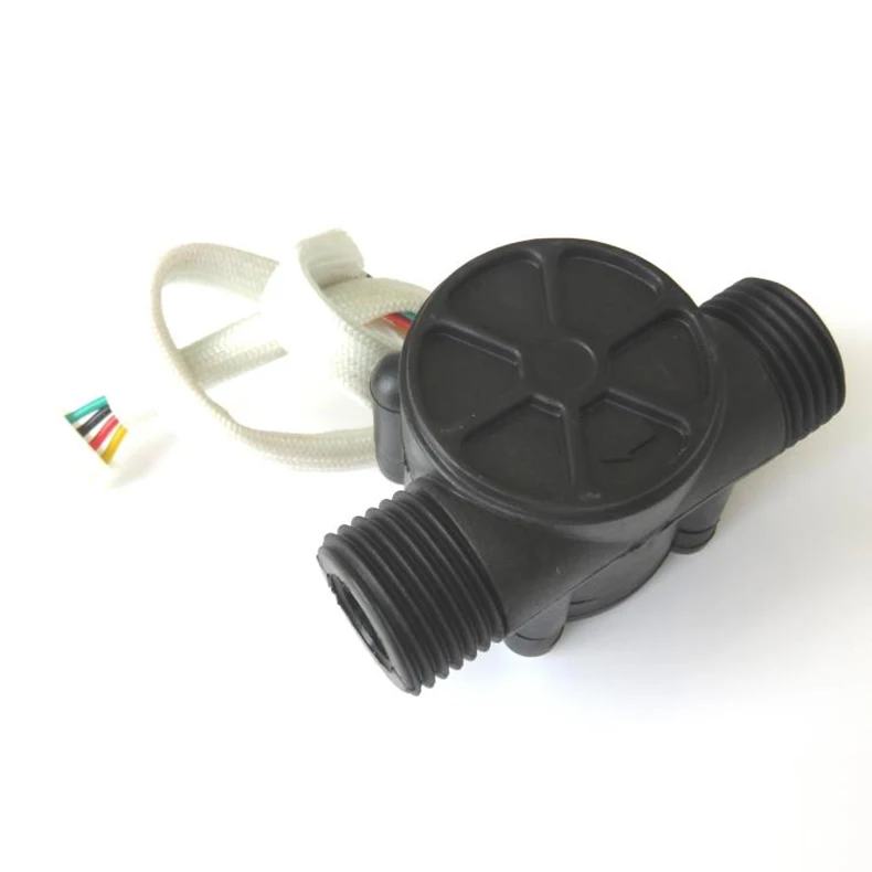 1/2" Warmwasserbereiter Wasserdurchflusssensor 1,75 MPa Hall-Sensor Turbinen-Durchflussmesser DC5 ~ 18 V mit Temperaturinduktion – Detail 9