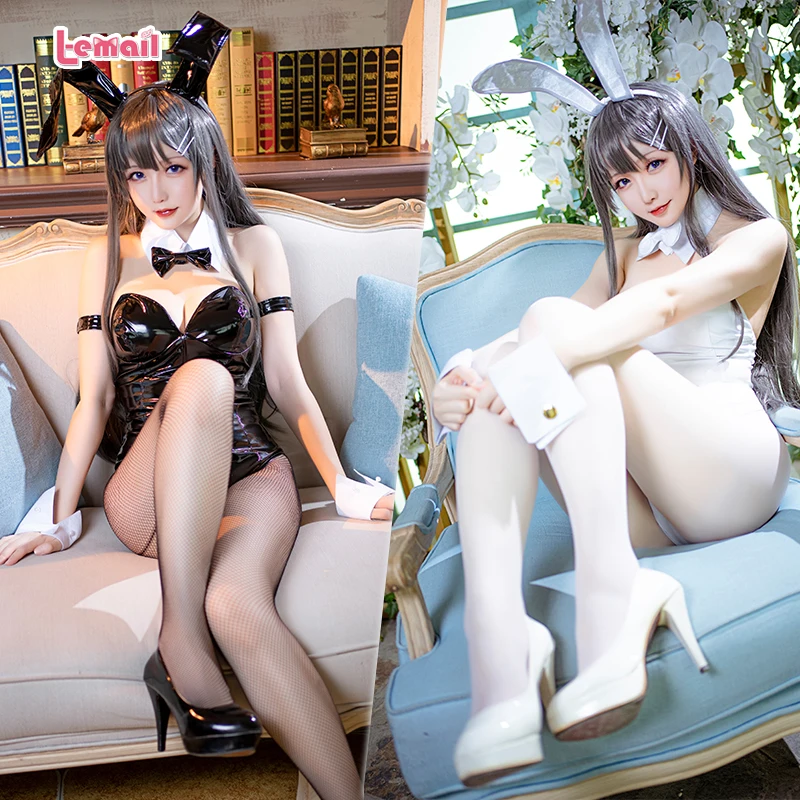 

Сексуальный костюм для косплея Sakurajima Mai, кожаный комбинезон, Женский костюм для косплея Seishun Buta Yarou wa Bunny