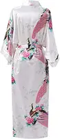 Rayon Robes Women Nightwear Flower Home Clothes Intimate Lingerie Casual Kimono Bath Gown Lady Sexy Night Dress Oversize 3XL - Image 2