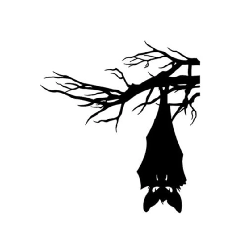 Bat oddział naklejki samochodowe do góry nogami bat naklejka z motywami zwierząt na samochód wodoodporne naklejki akcesoria samochodowe do stylizacji wystrój okna AL490