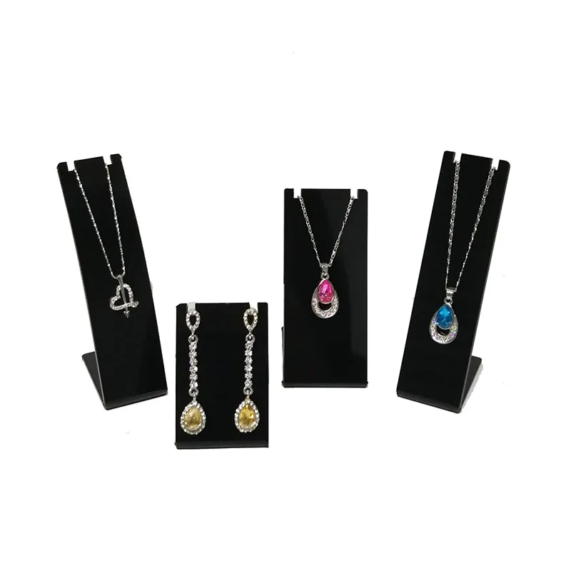 PandaHall 12 sleuven tentoonzetters voor halskettingen, standaard voor bamboe sieraden van hout, lange ketting, organizer voor halskettingen, hangers, handwerkbeurzen, 9,2 x 9,7 x 26,5 cm
